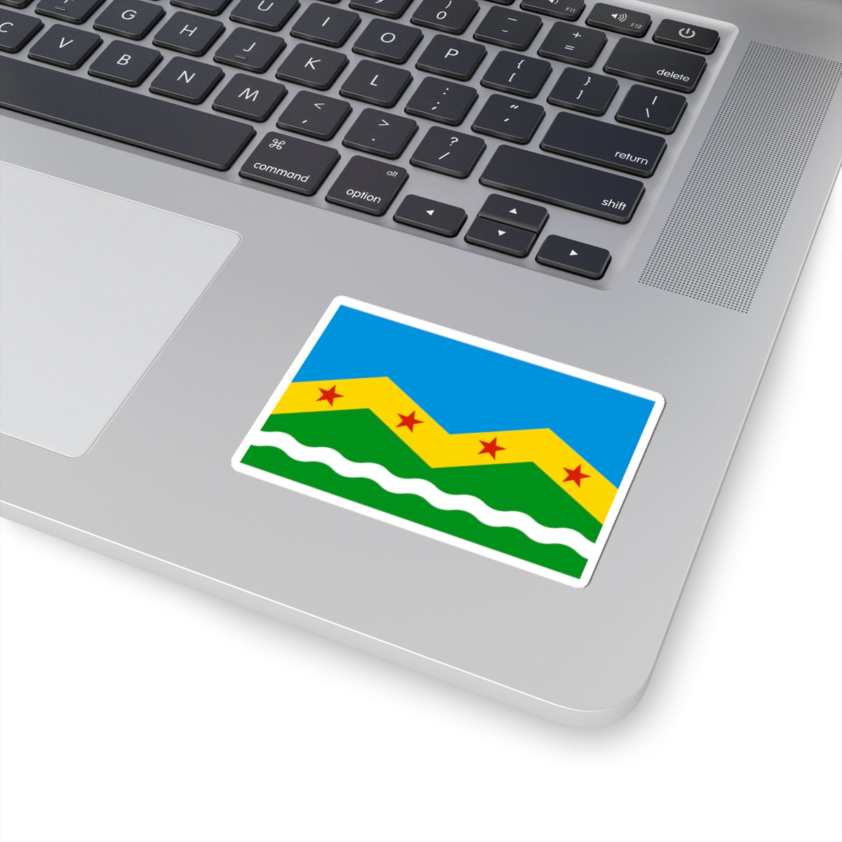 Flag of Marushkinskoe Moscow oblast (Russia) STICKER Vinyl Kiss-Cut Decal