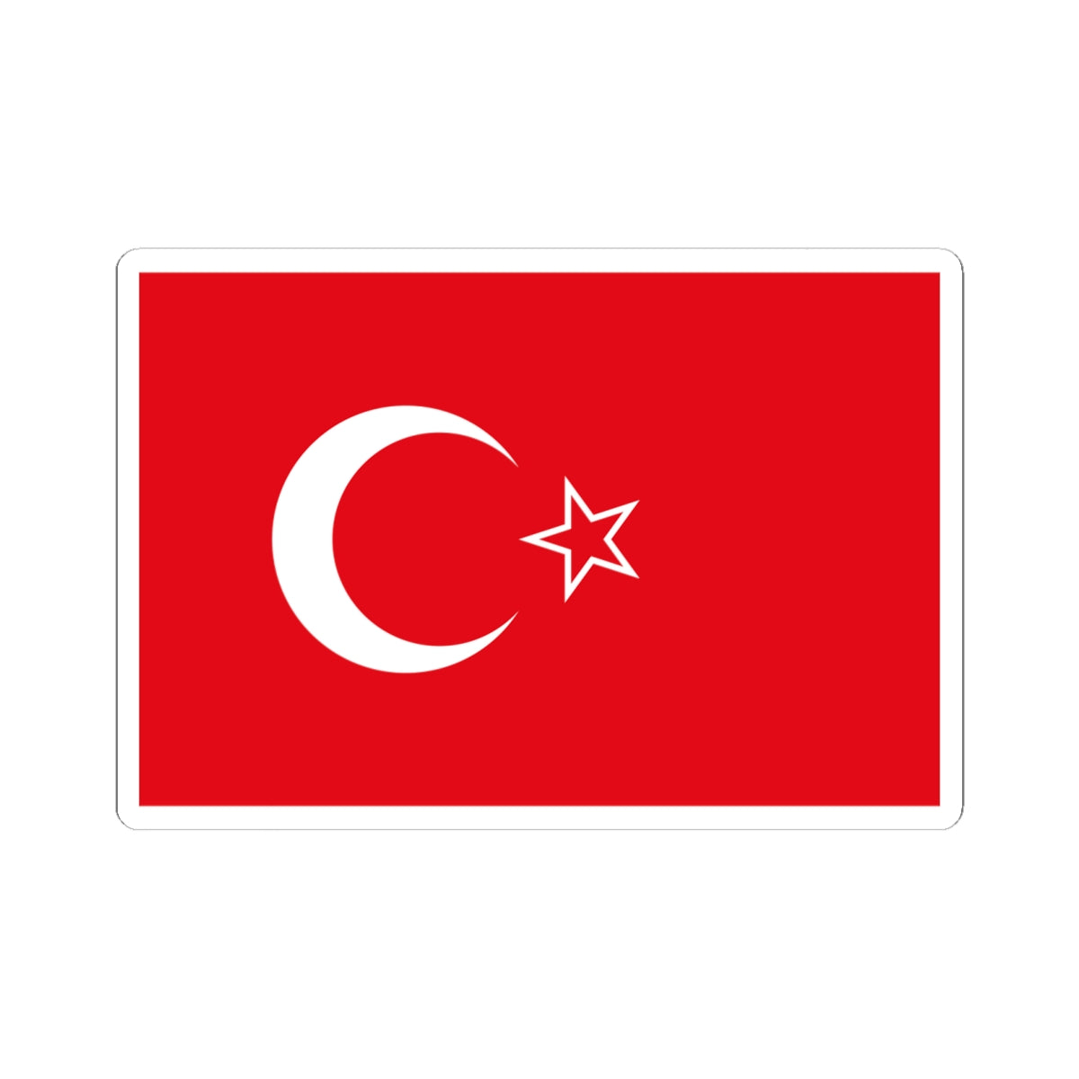 Flag of Hatay (Syria) STICKER Vinyl Kiss-Cut Decal