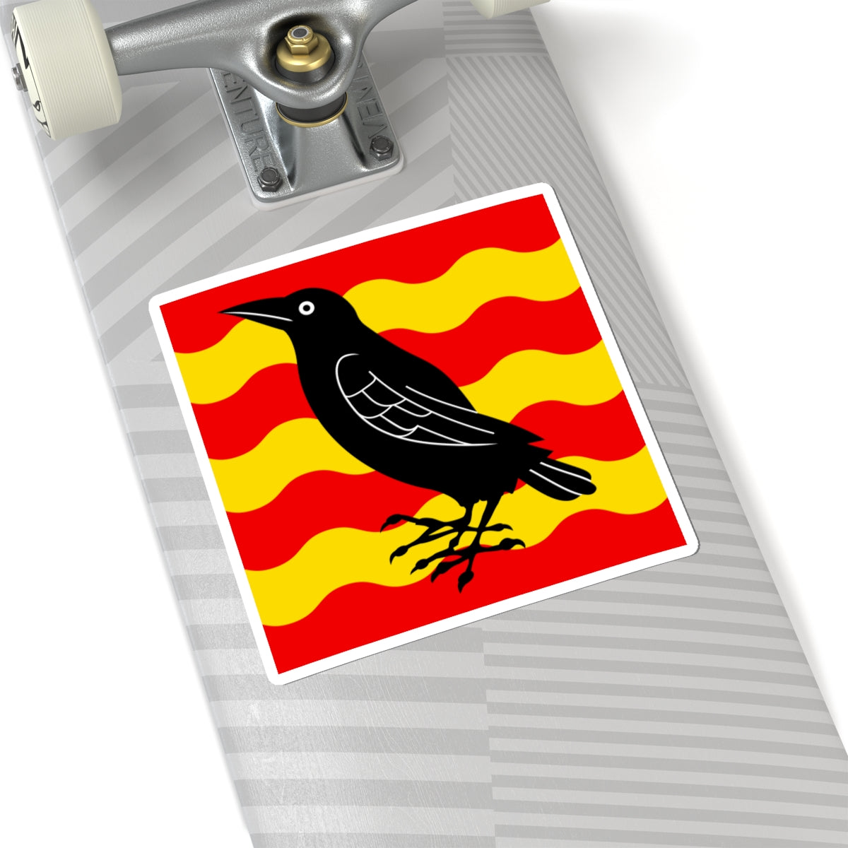 CHE Etagnieres Flag (Switzerland) STICKER Vinyl Kiss-Cut Decal