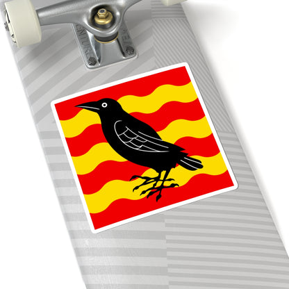 CHE Etagnieres Flag (Switzerland) STICKER Vinyl Kiss-Cut Decal