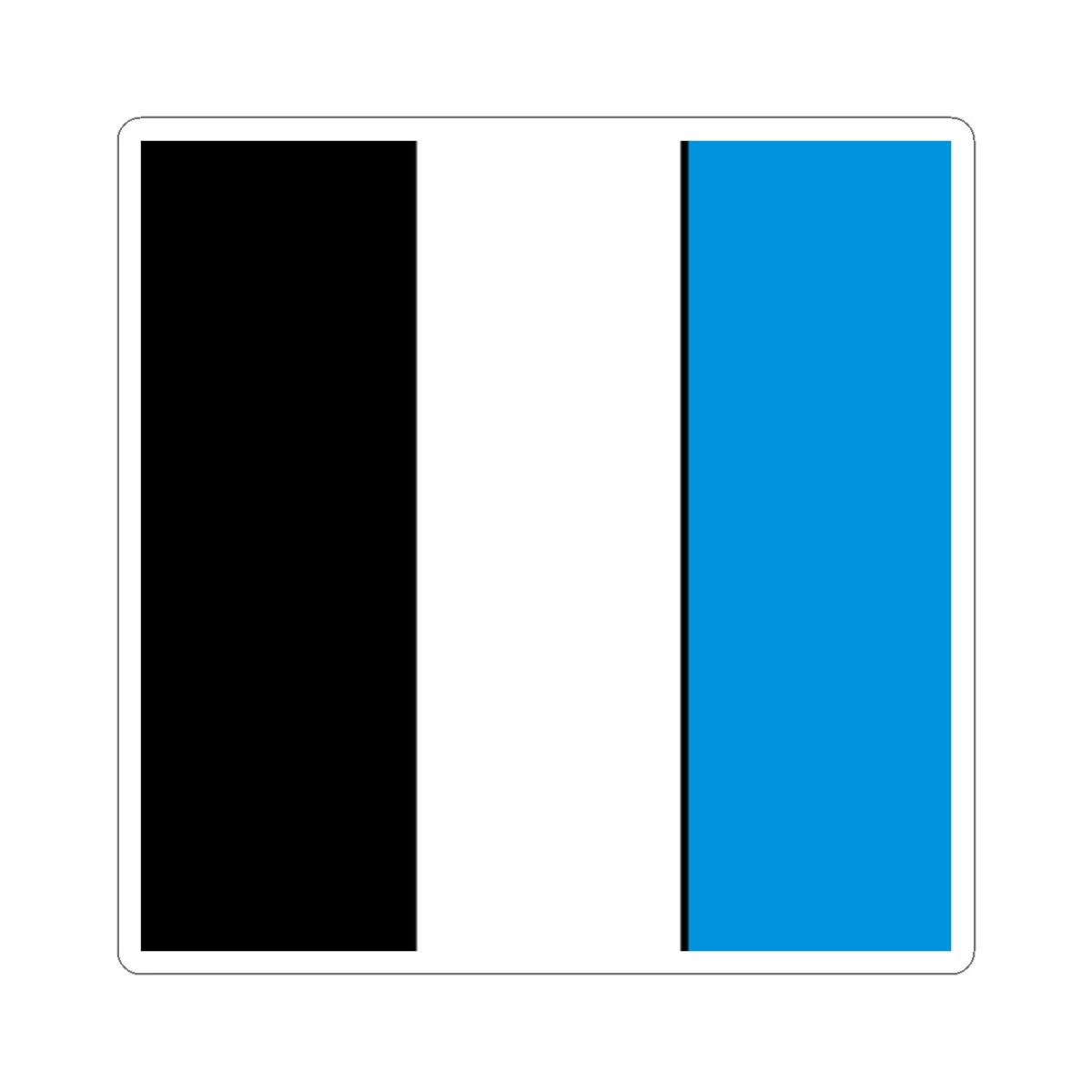 CHE Oberkulm Flag (Switzerland) STICKER Vinyl Kiss-Cut Decal