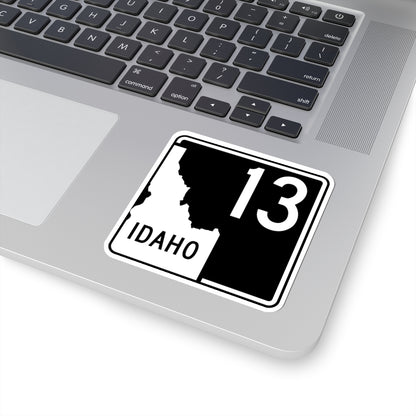 ID-13 (Idaho) (Road Sign) STICKER Vinyl Kiss-Cut Decal