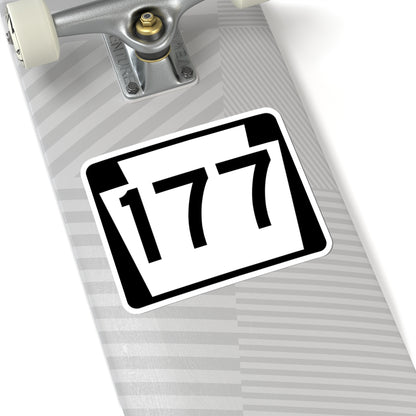 PA-177 (Pennsylvania) (Road Sign) STICKER Vinyl Kiss-Cut Decal
