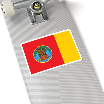 Flag of Prachin Buri Province (Thailand) STICKER Vinyl Kiss-Cut Decal