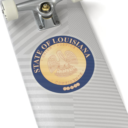 Seal of Louisiana 1902 2006 - STICKER Vinyl Kiss-Cut Decal