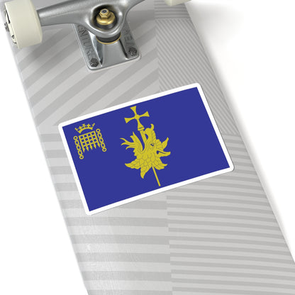 Flag of the Church of St Margaret Westminster Abbey (England) STICKER Vinyl Kiss-Cut Decal