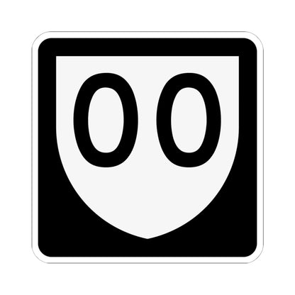 PR urban primary 00 (Puerto Rico) (Road Sign) STICKER Vinyl Kiss-Cut Decal
