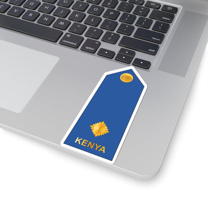 07. Kenyan Air Force 2LT (Kenya) (Military Rank) STICKER Vinyl Kiss-Cut Decal