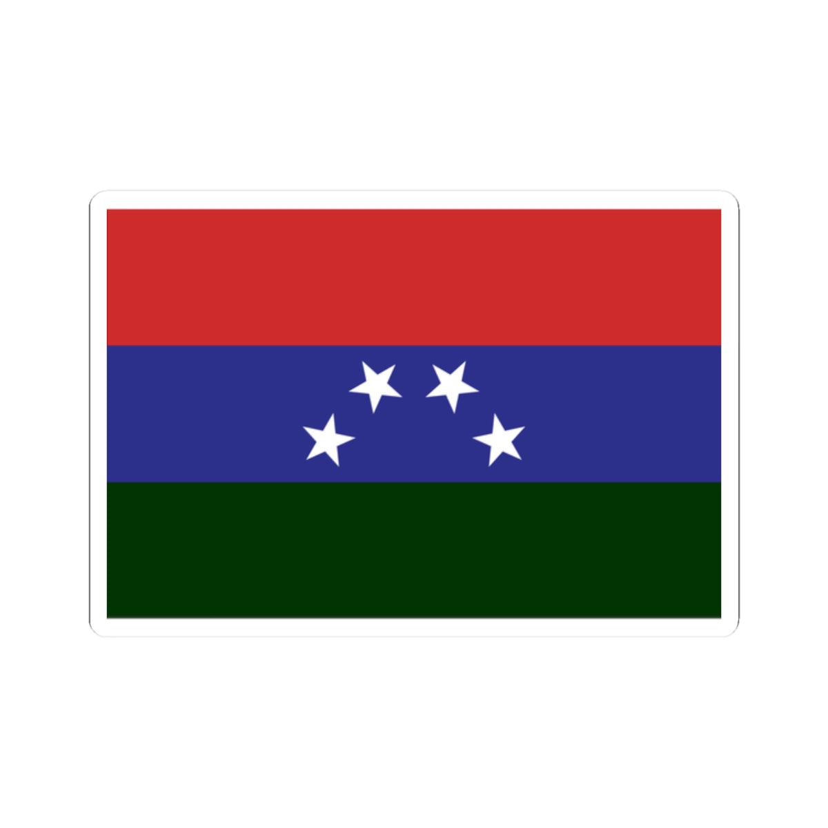 Flag of Pedraza Municipality Venezuela (Venezuela) STICKER Vinyl Kiss-Cut Decal