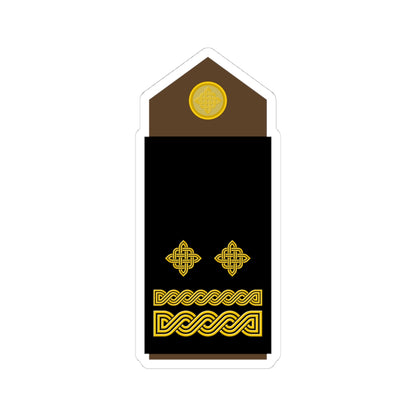 Army HRV OF 04 (Croatia) (Military Rank) STICKER Vinyl Kiss-Cut Decal