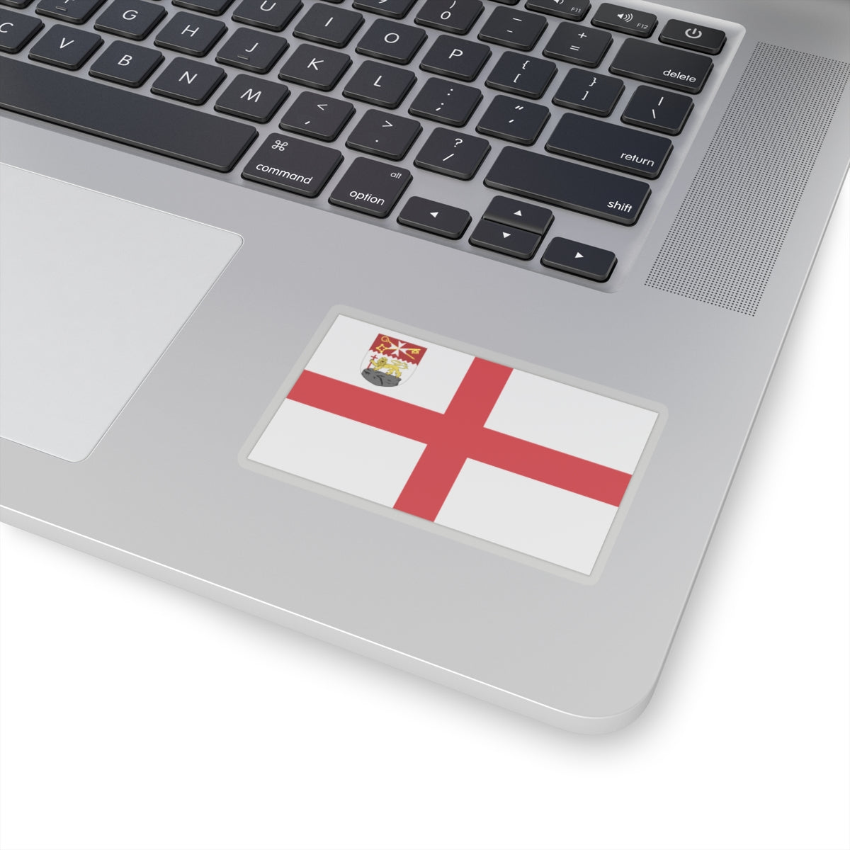 Flag of the Diocese of Gibraltar in Europe (Belgium) STICKER Vinyl Kiss-Cut Decal