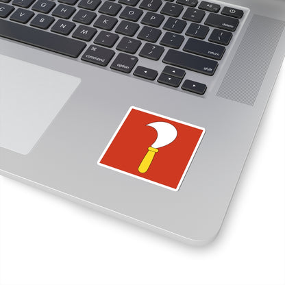 CHE Riesbach ZH Flag (Switzerland) STICKER Vinyl Kiss-Cut Decal