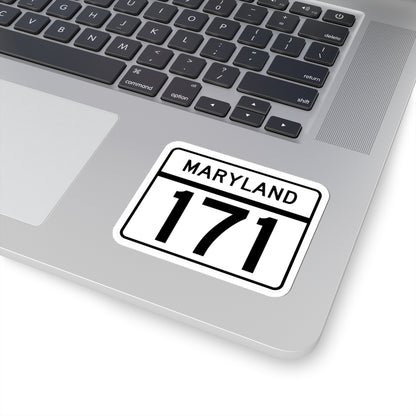 MD Route 171 (Maryland) (Road Sign) STICKER Vinyl Kiss-Cut Decal