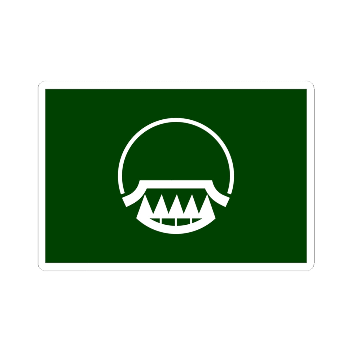 Flag of Kusu Oita (Japan) STICKER Vinyl Kiss-Cut Decal