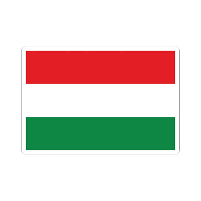 Flag of Pozuzo without coat of arms (Peru) STICKER Vinyl Kiss-Cut Decal