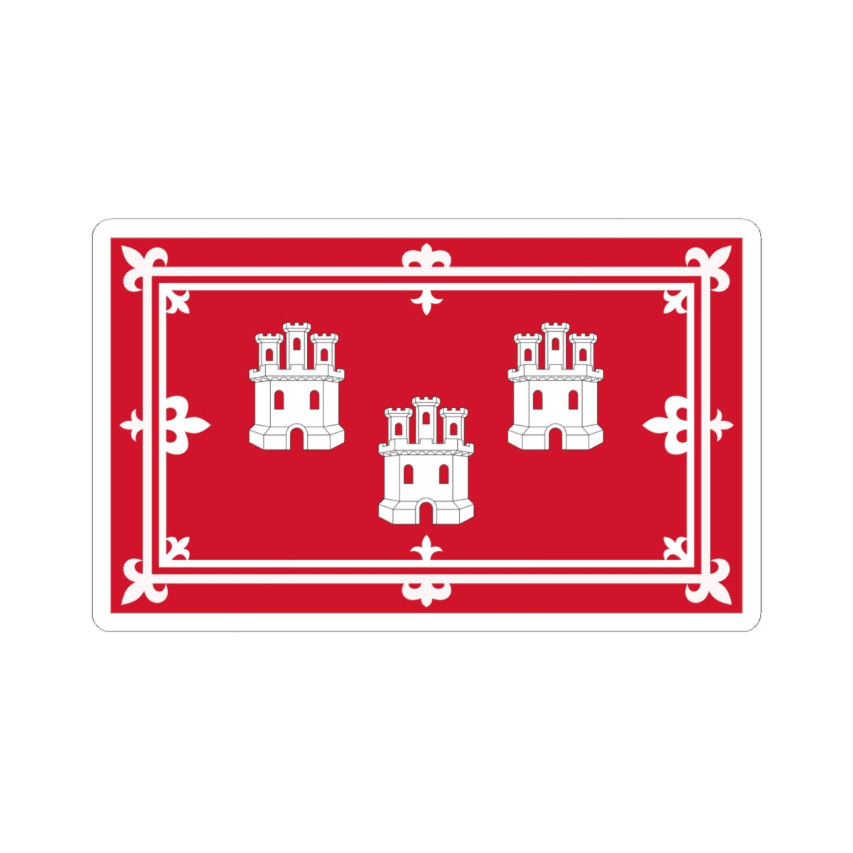 City Flag of Aberdeen (Scotland) STICKER Vinyl Kiss-Cut Decal