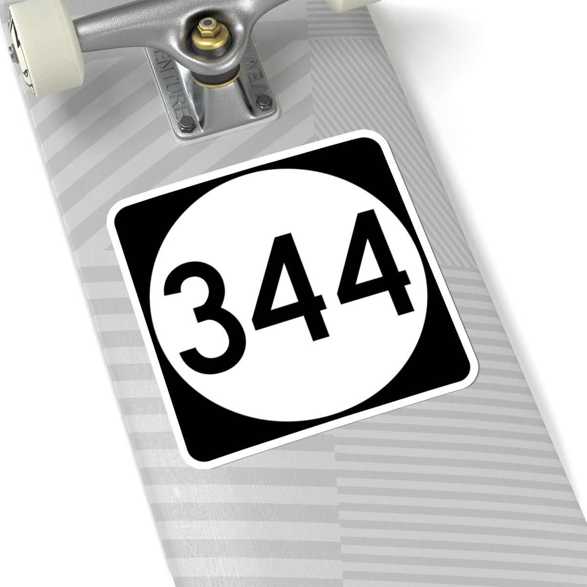 PR tertiary 344 (Puerto Rico) (Road Sign) STICKER Vinyl Kiss-Cut Decal