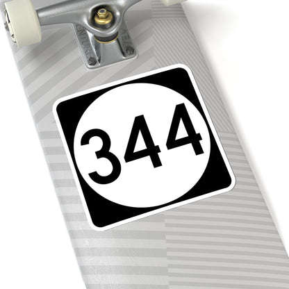 PR tertiary 344 (Puerto Rico) (Road Sign) STICKER Vinyl Kiss-Cut Decal