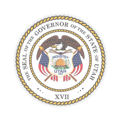 Seal of the Governor of Utah 2011 - STICKER Vinyl Kiss-Cut Decal