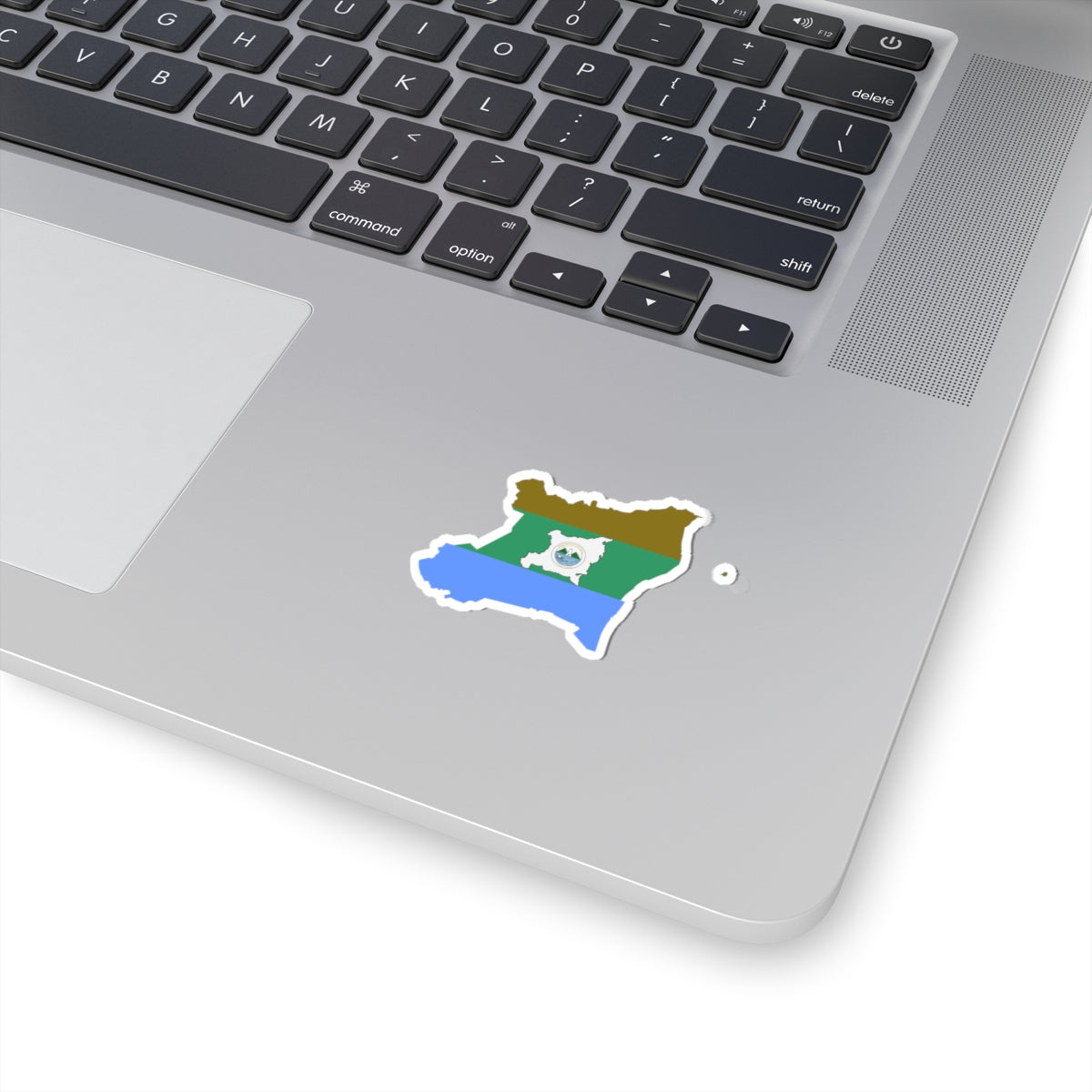 Flag-map of RAAN (Nicaragua) STICKER Vinyl Kiss-Cut Decal