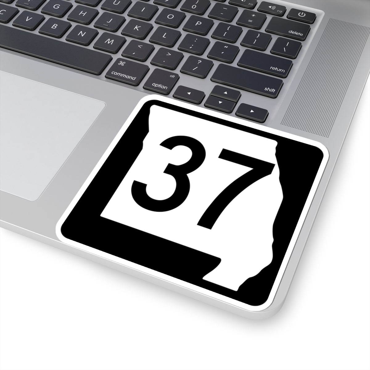 MO-37 (Missouri) (Road Sign) STICKER Vinyl Kiss-Cut Decal