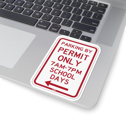 PBOT Road sign P4456L (Oregon) (Road Sign) STICKER Vinyl Kiss-Cut Decal