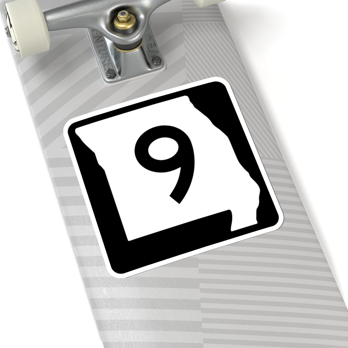MO-9 (Missouri) (Road Sign) STICKER Vinyl Kiss-Cut Decal