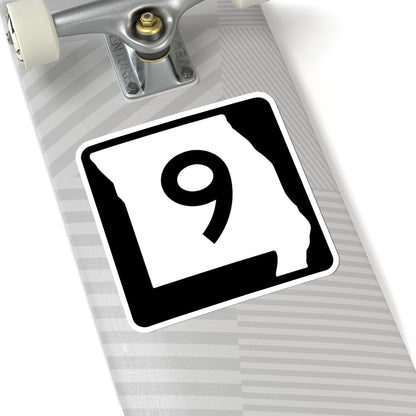 MO-9 (Missouri) (Road Sign) STICKER Vinyl Kiss-Cut Decal