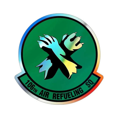 106th Air Refueling Squadron (U.S. Air Force) Holographic STICKER Die-Cut Vinyl Decal - The Sticker Space