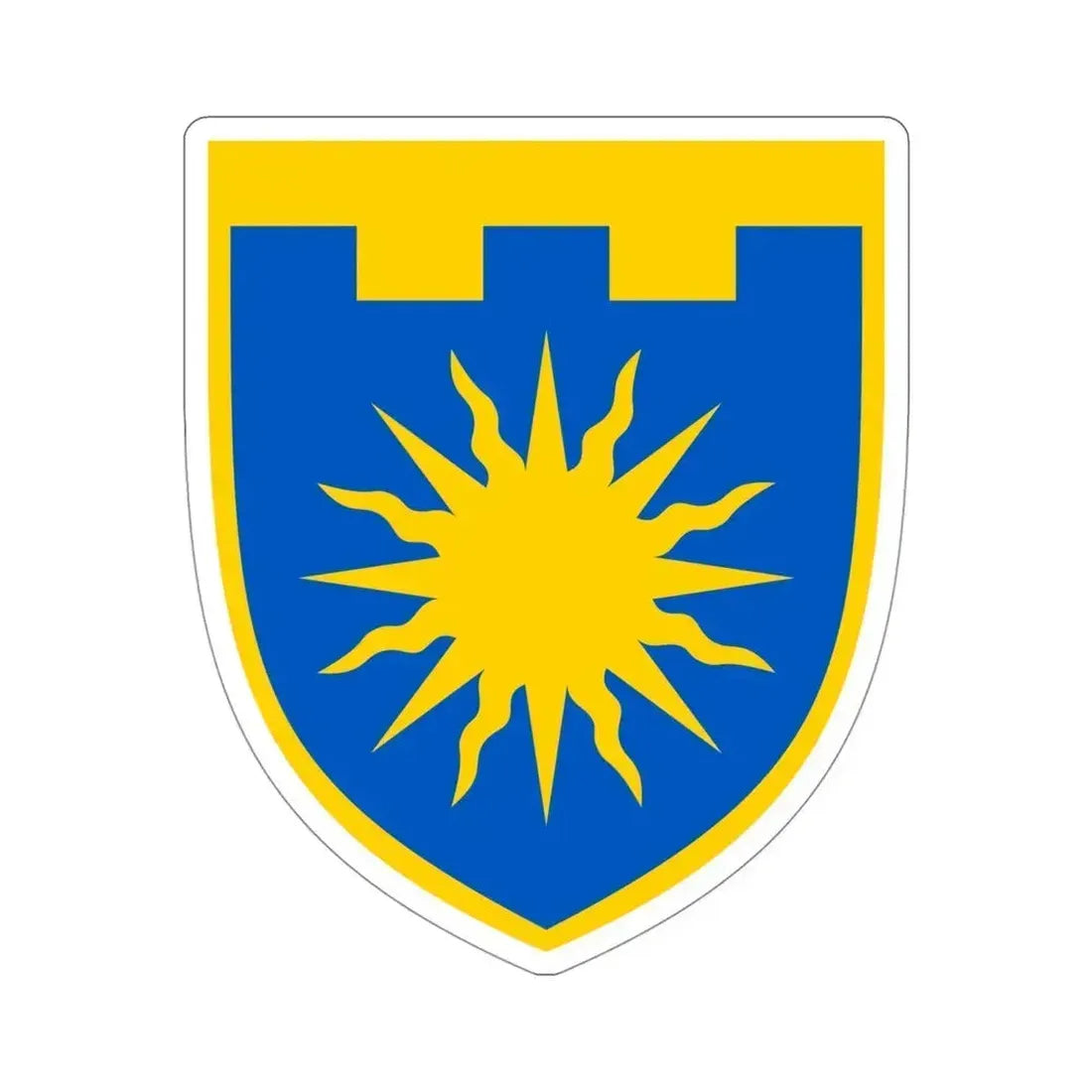 106th Detached Territorial Defense Brigade (Ukraine) STICKER Vinyl Die-Cut Decal 4 Inch - The Sticker Space