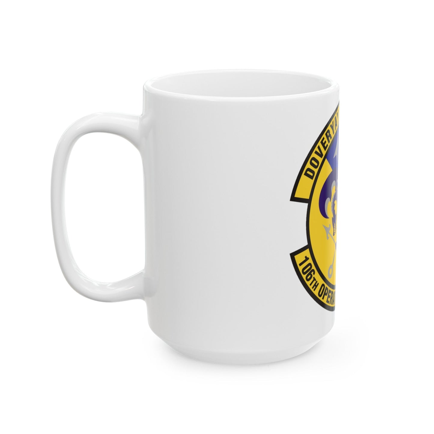 106th Operations Support Flight (U.S. Air Force) White Coffee Mug-The Sticker Space