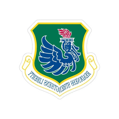 106th Rescue Wing (U.S. Air Force) REVERSE PRINT Transparent Die-Cut STICKER 6 Inch Die-Cut Transparent - The Sticker Space