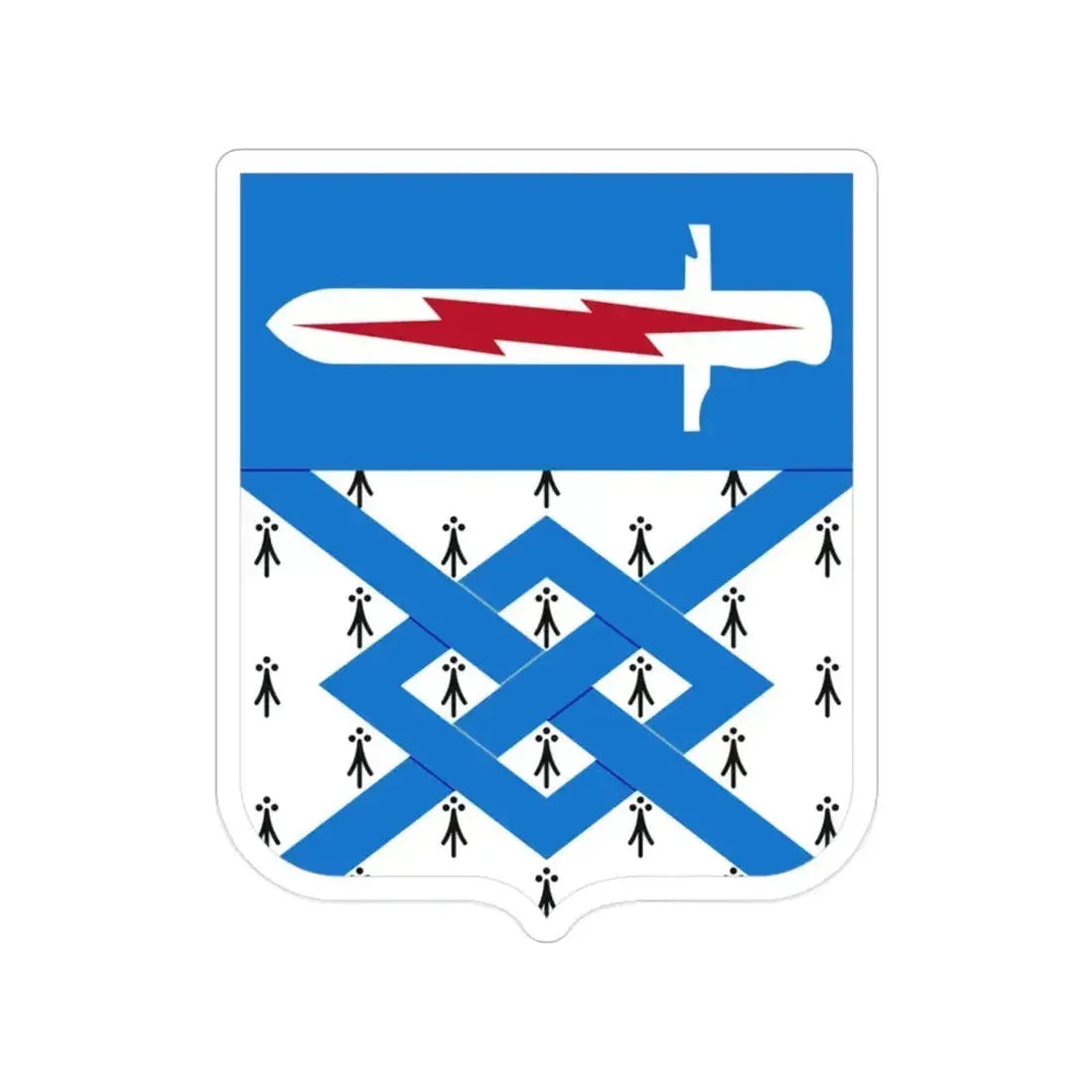 107 Military Intelligence Battalion 2 (U.S. Army) Transparent STICKER Die-Cut Vinyl Decal 2 Inch - The Sticker Space