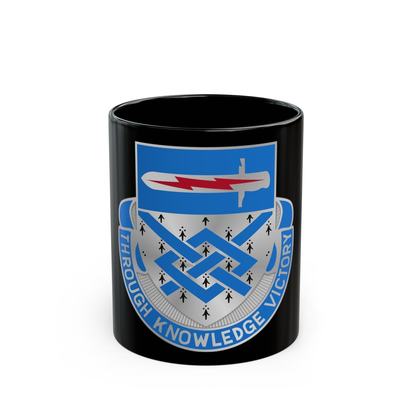 107 Military Intelligence Battalion (U.S. Army) Black Coffee Mug-11oz-The Sticker Space