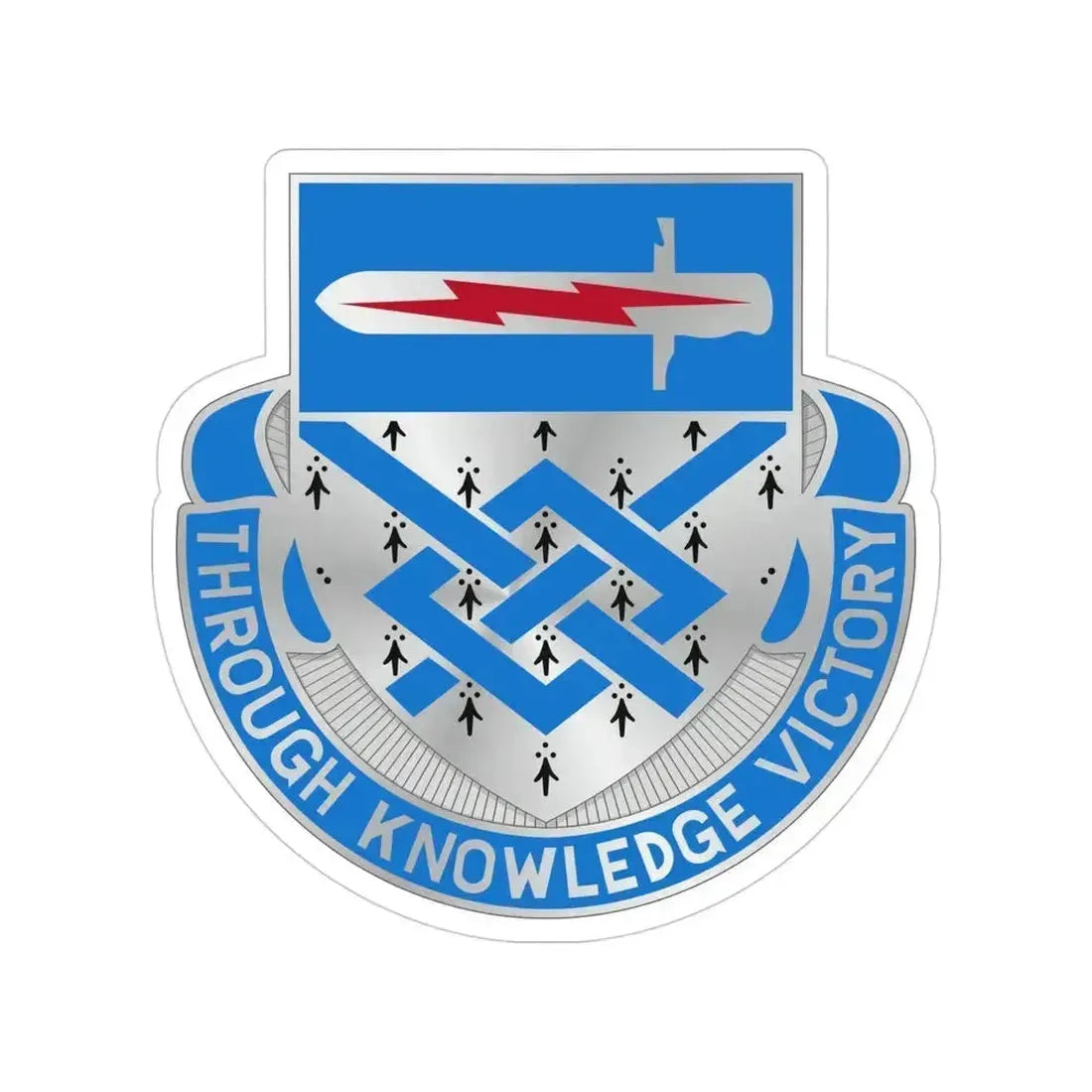 107 Military Intelligence Battalion (U.S. Army) Transparent STICKER Die-Cut Vinyl Decal 4 Inch - The Sticker Space