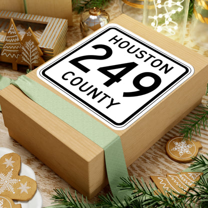 Houston County Route 249 MN (Minnesota) (Road Sign) STICKER Vinyl Kiss-Cut Decal