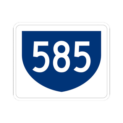 PR primary 585 (Puerto Rico) (Road Sign) STICKER Vinyl Kiss-Cut Decal