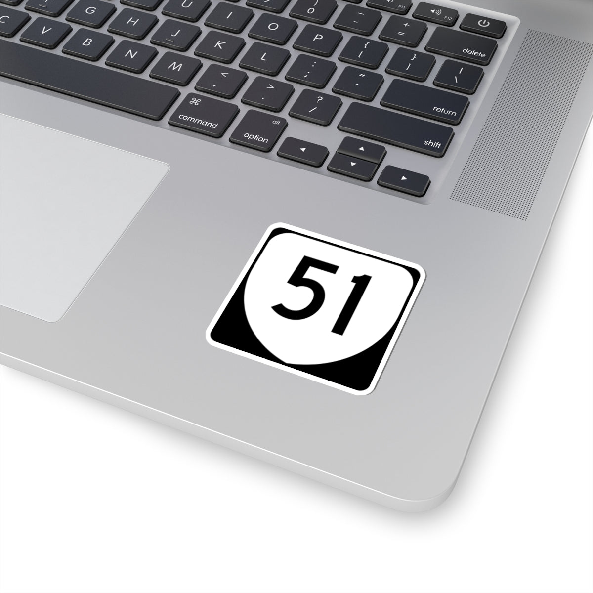 Virginia 51 (Virginia) (Road Sign) STICKER Vinyl Kiss-Cut Decal