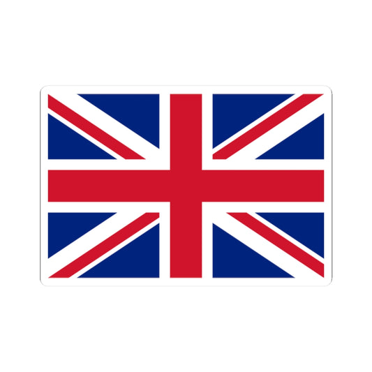 Flag of the United Kingdom 3-2 (United Kingdom) STICKER Vinyl Kiss-Cut Decal