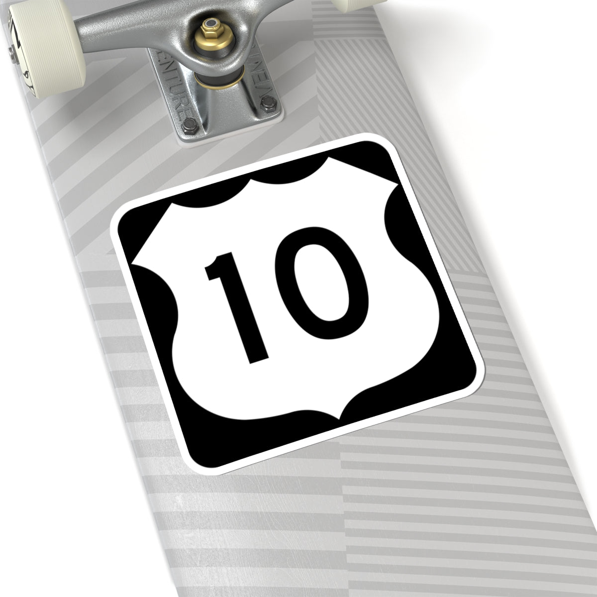 US 10 MN 1961 (Minnesota) (Road Sign) STICKER Vinyl Kiss-Cut Decal