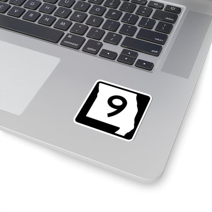 MO-9 (Missouri) (Road Sign) STICKER Vinyl Kiss-Cut Decal