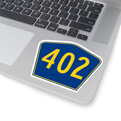PR secondary 402 (Puerto Rico) (Road Sign) STICKER Vinyl Kiss-Cut Decal