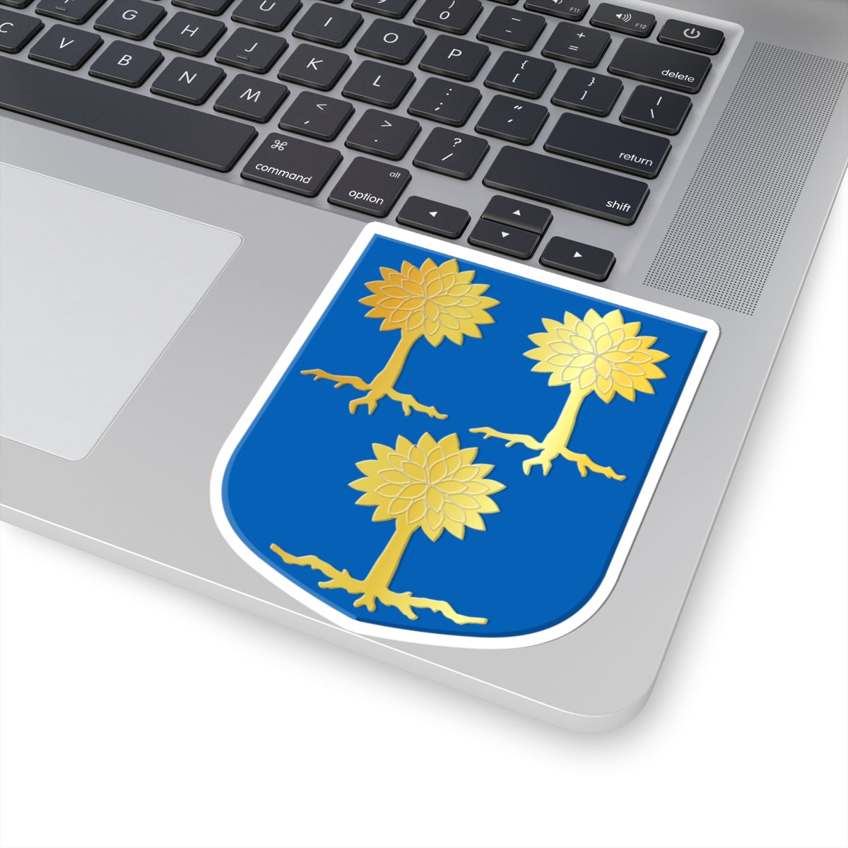 Ambt Delden wapen (Netherlands) (Coat of Arms) STICKER Vinyl Kiss-Cut Decal