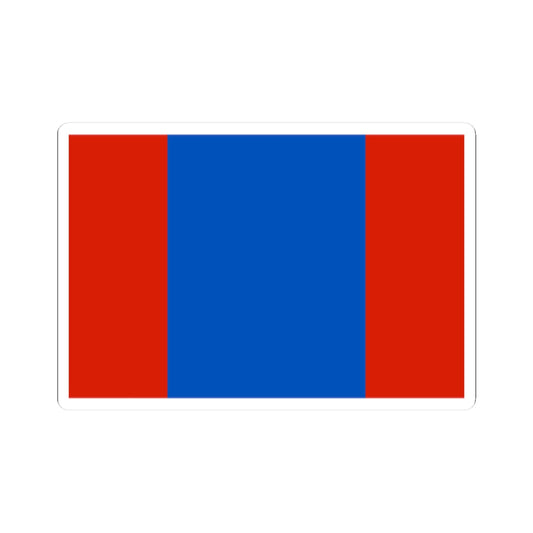 Flag of Mirny Arkhangelsk oblast 2003 (Russia) STICKER Vinyl Kiss-Cut Decal