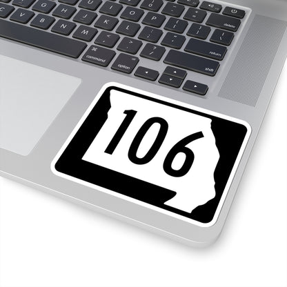 MO-106 (Missouri) (Road Sign) STICKER Vinyl Kiss-Cut Decal