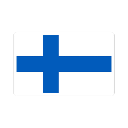 Flag of Finland 1918-1920 (Finland)_1 STICKER Vinyl Kiss-Cut Decal