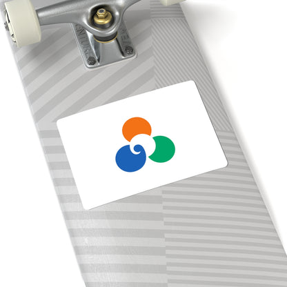 Flag of Minamisoma Fukushima (Japan) STICKER Vinyl Kiss-Cut Decal