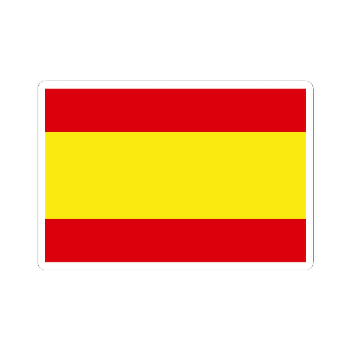 Color banner (Spain) STICKER Vinyl Kiss-Cut Decal