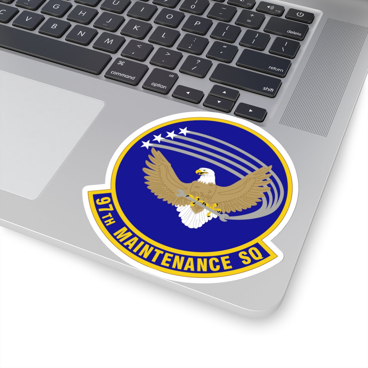 97 Maintenance Squadron AETC (U.S. Air Force) STICKER Vinyl Kiss-Cut Decal