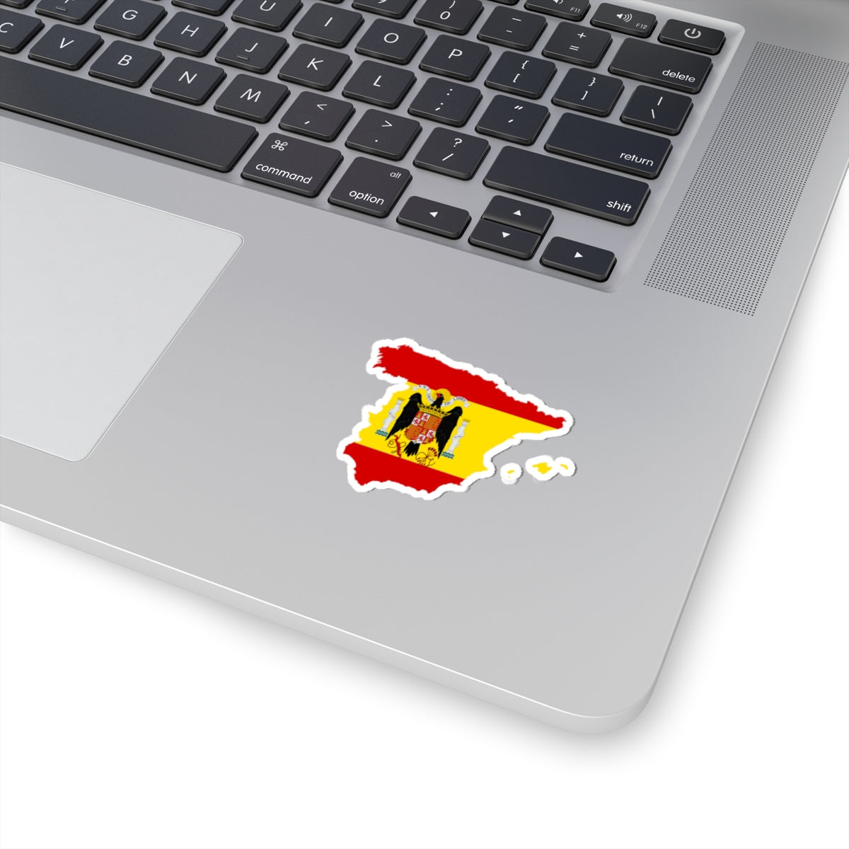 Flag-map of Spain 1938-1945 (Spain) STICKER Vinyl Kiss-Cut Decal